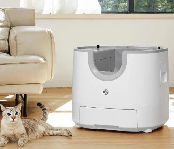 Automatic Smart Cat Litter Box, Self-Cleaning
