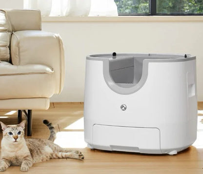 Automatic Smart Cat Litter Box, Self-Cleaning