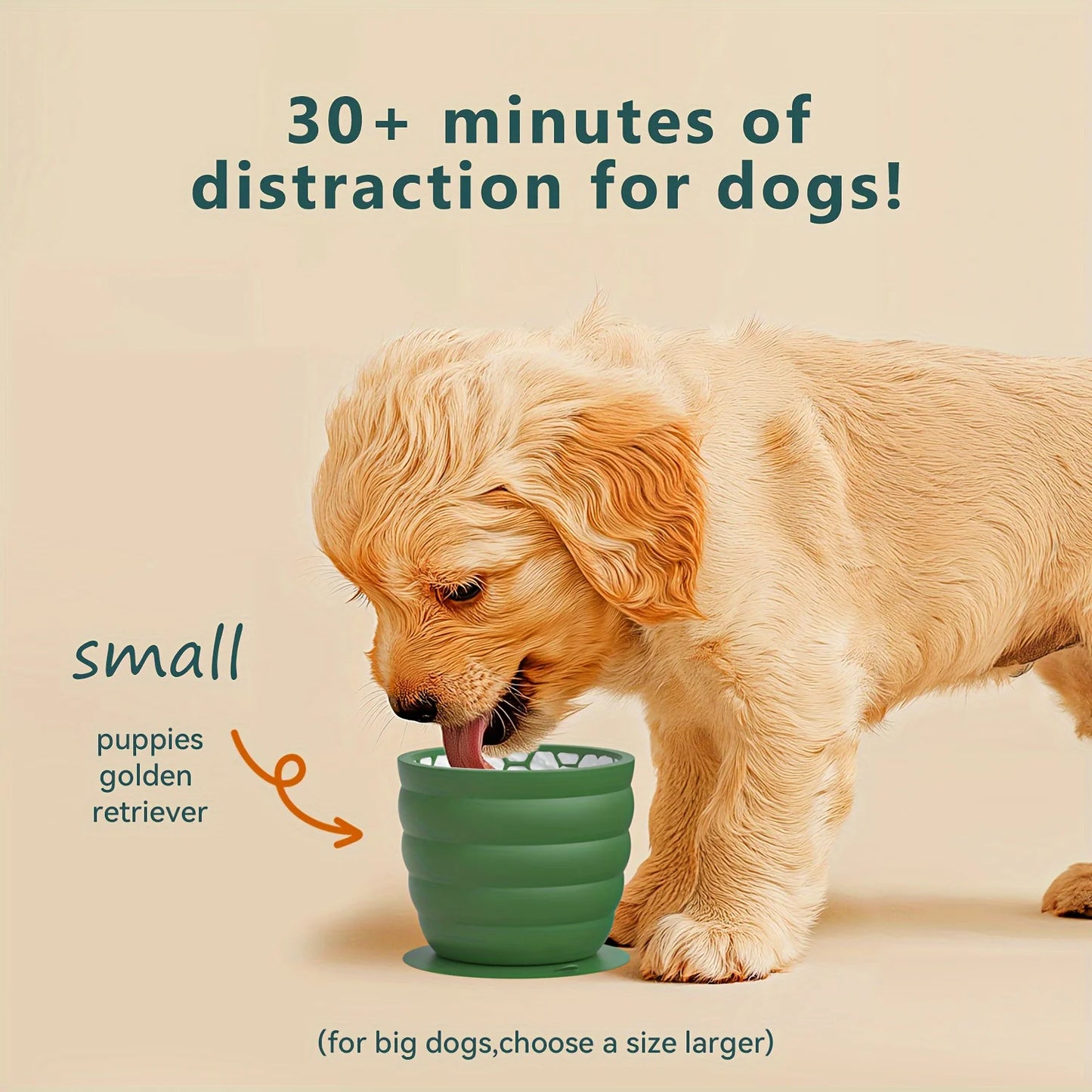 Silicone Slow Feeder Dog Bowl Cup