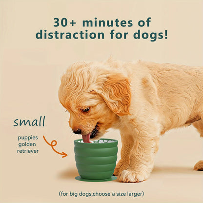 Silicone Slow Feeder Dog Bowl Cup