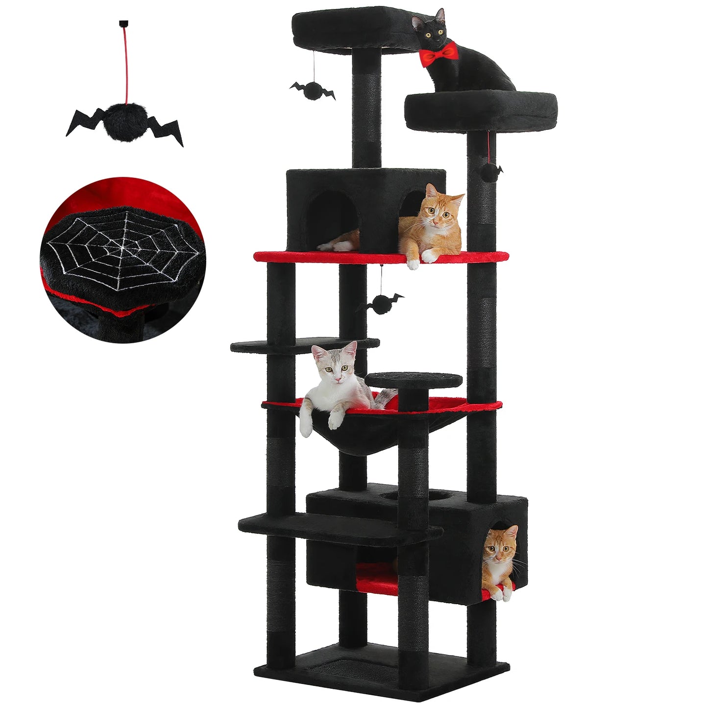 Large Cat Tree, Tower, Indoor Cats With Scratching Posts and More