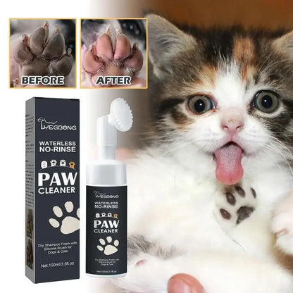 Waterless Pet Shampoo For Dog Claws & Cat Paws