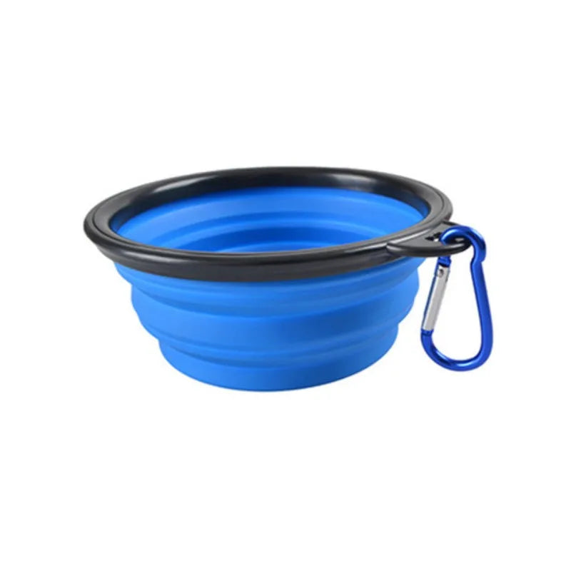 Pet Silicone Collapsible Bowl, Portable, Travel