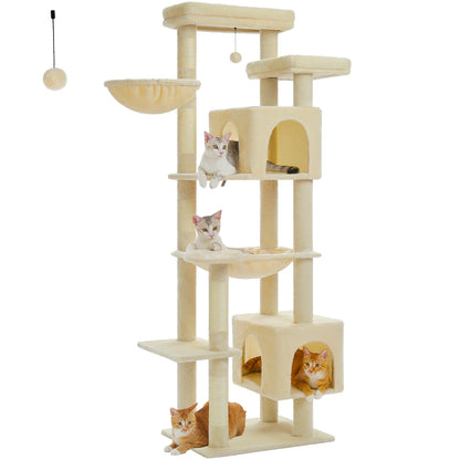Multi-Level Plush Cat Condo, Scratching Posts, etc.