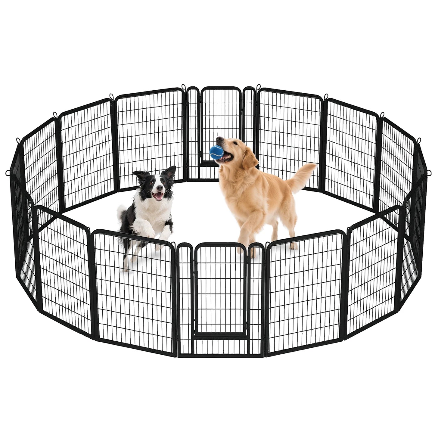 Outdoor/Indoor Foldable Metal Pet Fence
