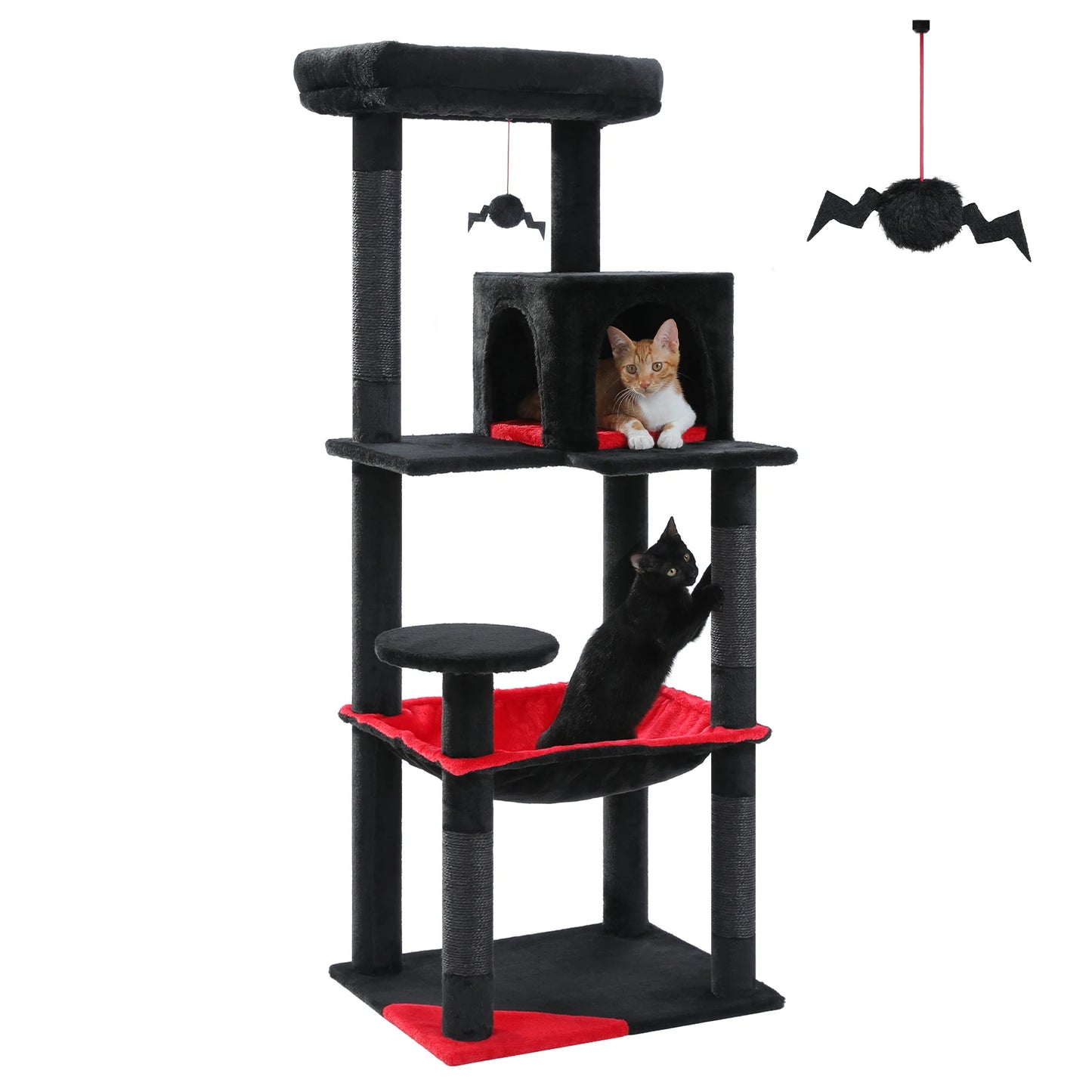 Cat Tree, Indoor Cats, 5-Level Cat Tower, More