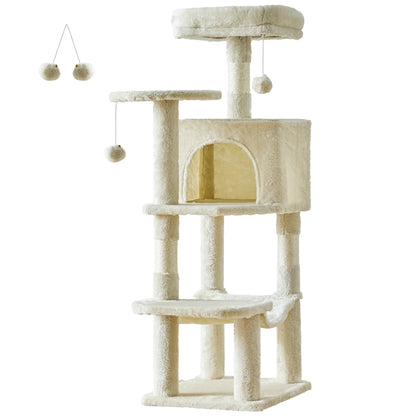 44" Cat Tree, Tall Multi-Cat Climbing Tower, Much More