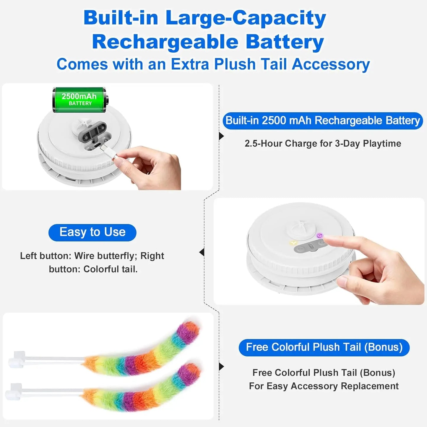 Touch Activated Hide and Seek Kitten Toys