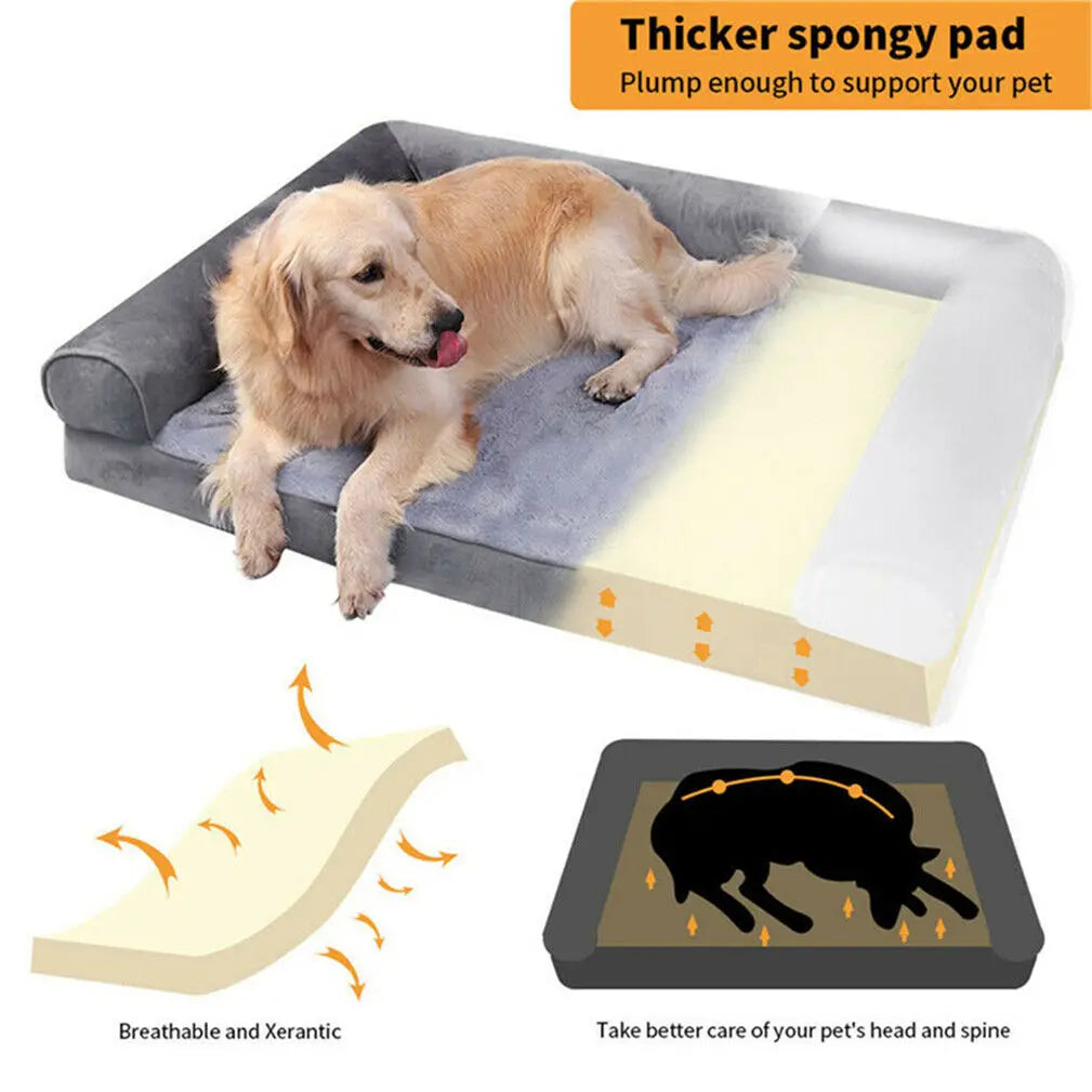 X-Large Orthopedic Pet Mattress, Removable Washable Cover